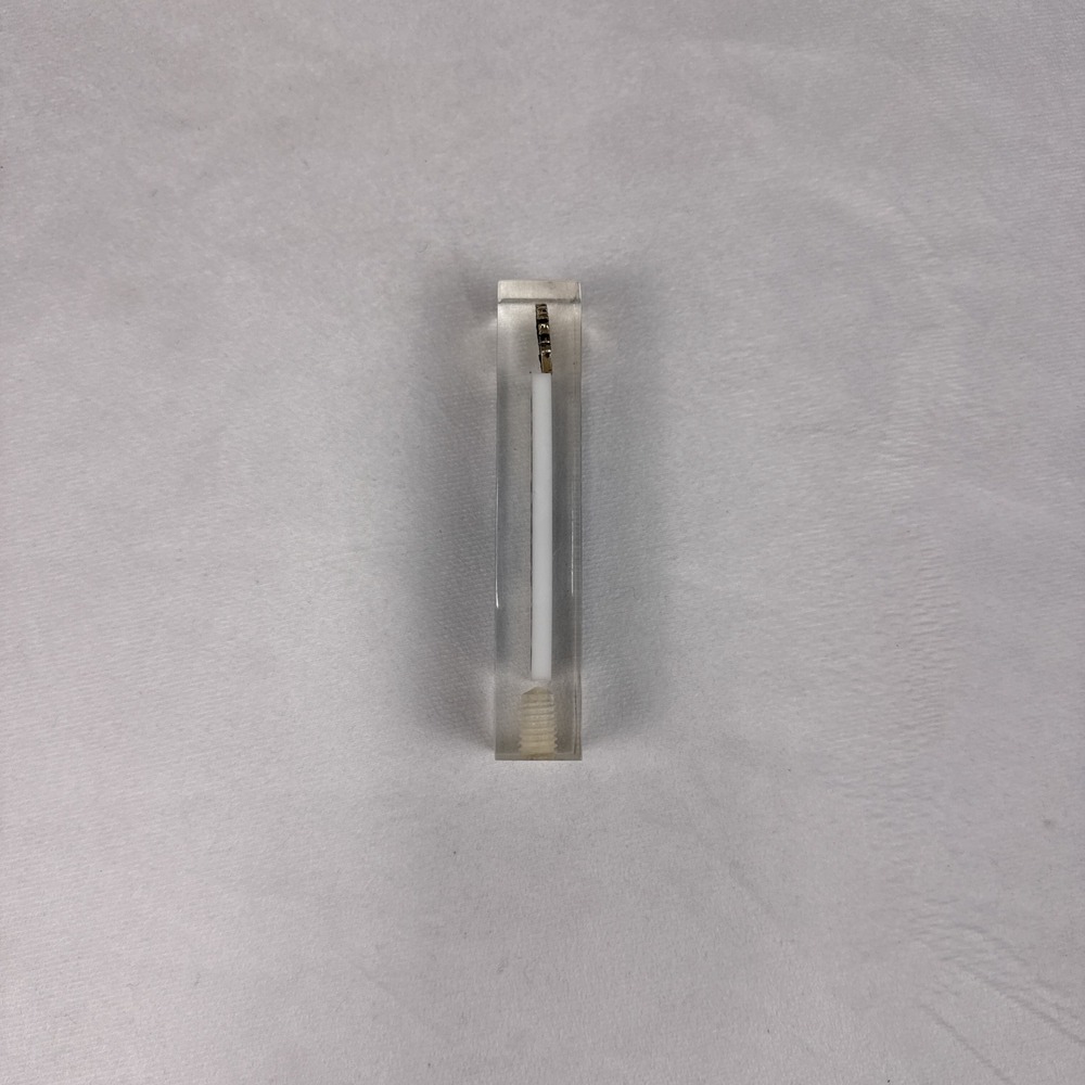 Driebeck's Light Beer Tap Handle Lucite Acrylic Clear White Vintage 4.5"‎ - Picture 5 of 6